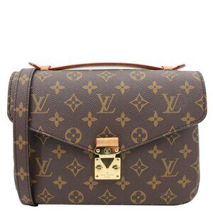Louis Vuitton  Metis Pochette Monogram Canvas Crossbody Bag Brown
